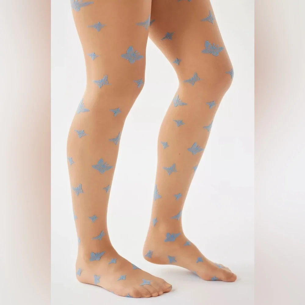 Embroidered Butterfly Tight